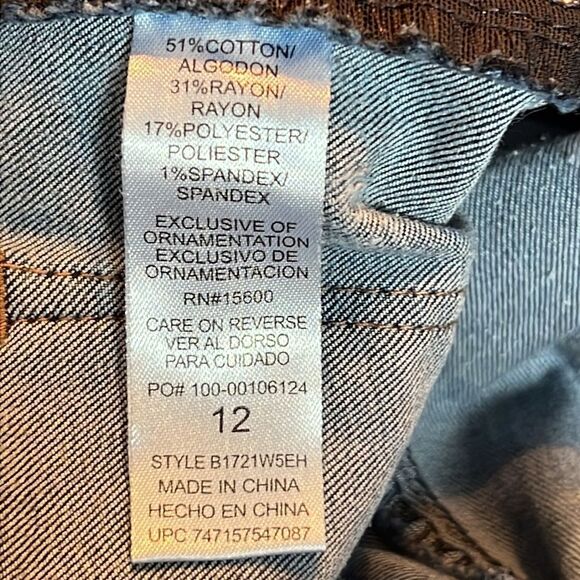 Democracy Absolution Jeans Dark Denim 12 Nice! - Picture 9 of 10